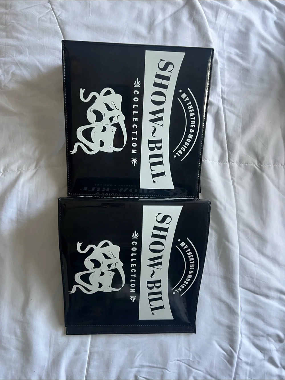 Black Theatre Collection Travel Pouch - Set of 2